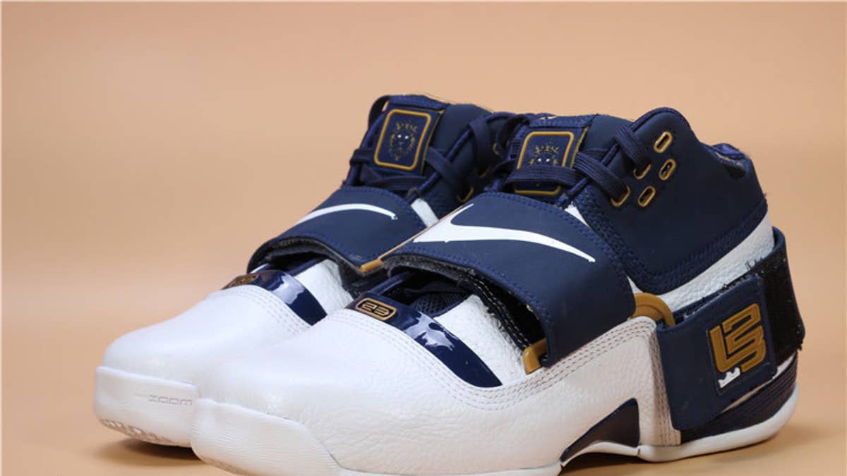 Nike's first ever LeBron Soldier 1 retro pays homage to LeBron James' performance in Game 5 of the 2007 Eastern Conference Finals.