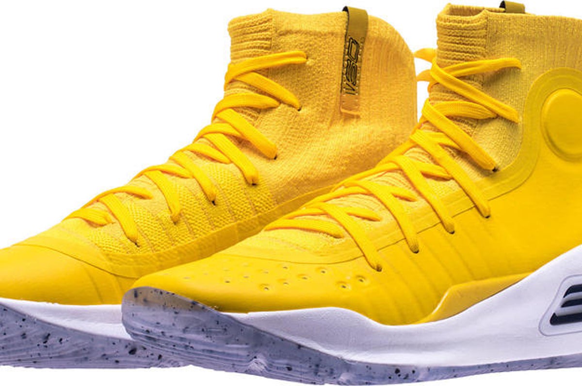 stephen curry shoes 4 men yellow