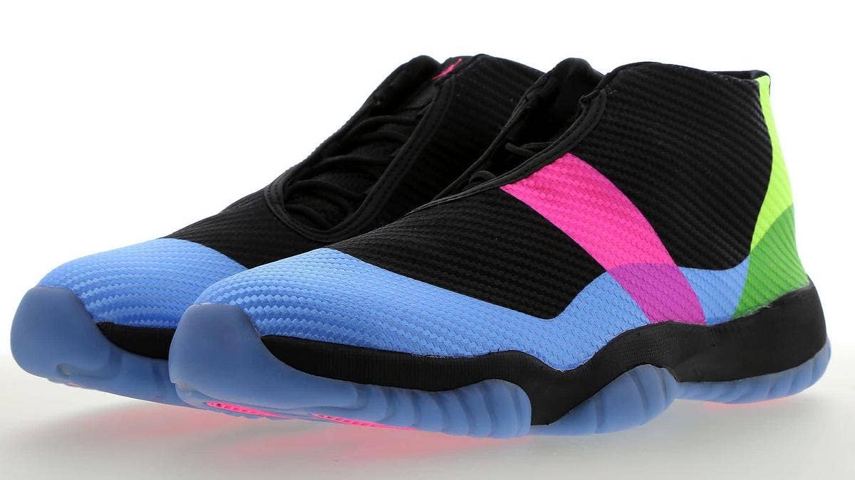 To celebrate the upcoming Quai 54 basketball tournament in Paris, Jordan Brand is releasing a special colorway of the Jordan Future lifestyle model.