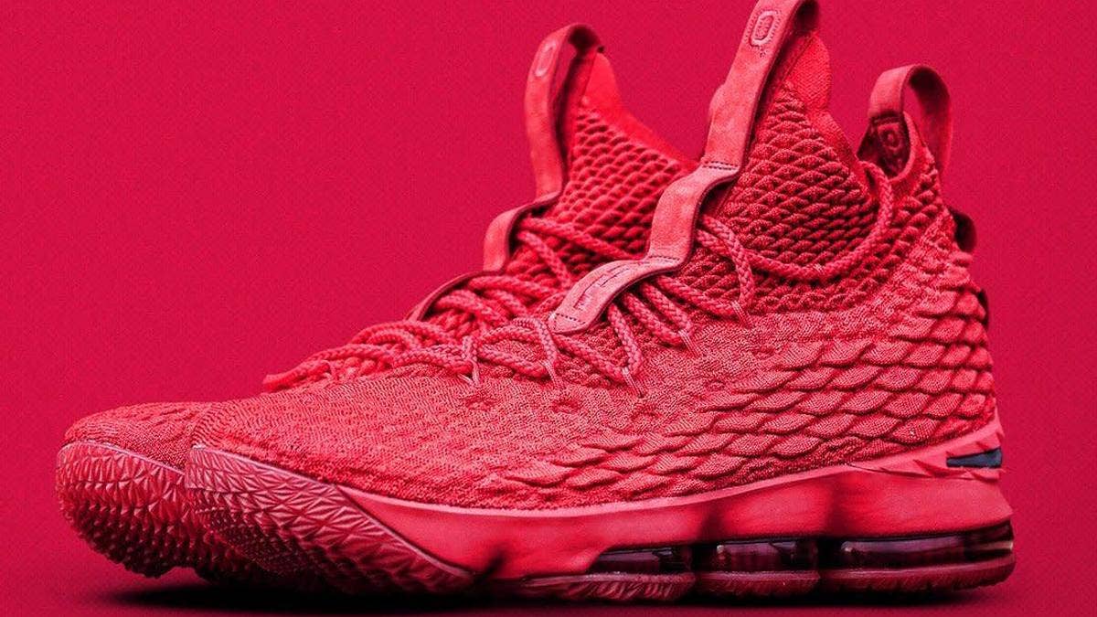The Ohio State Buckeyes football team has been gifted special Nike LeBron 15s for 'Beat Michigan' weekend.