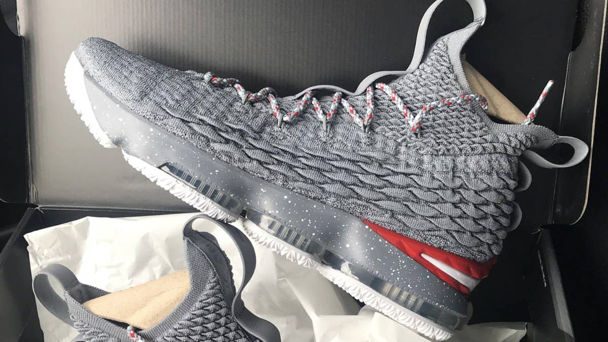 Images have surfaced of a brand new Nike LeBron 15 PE for the Ohio State Buckeyes.