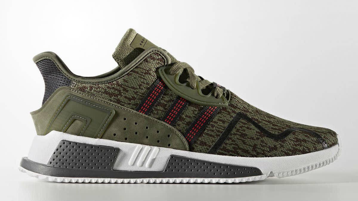 The Adidas EQT Cushion ADV will release in 'Olive Camo' for $140 on November 1, 2017.