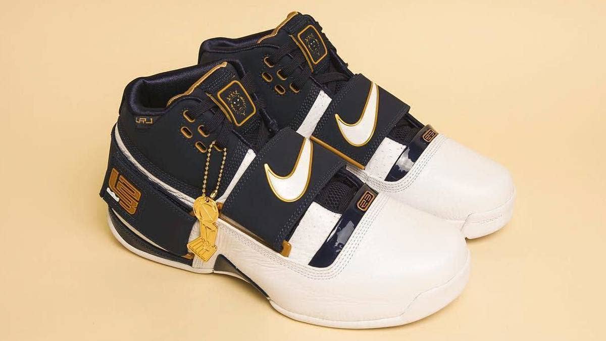 The '25 Straight' Nike Zoom LeBron Soldier 1 will release early in Cleveland on May 5, 2018 for $150.