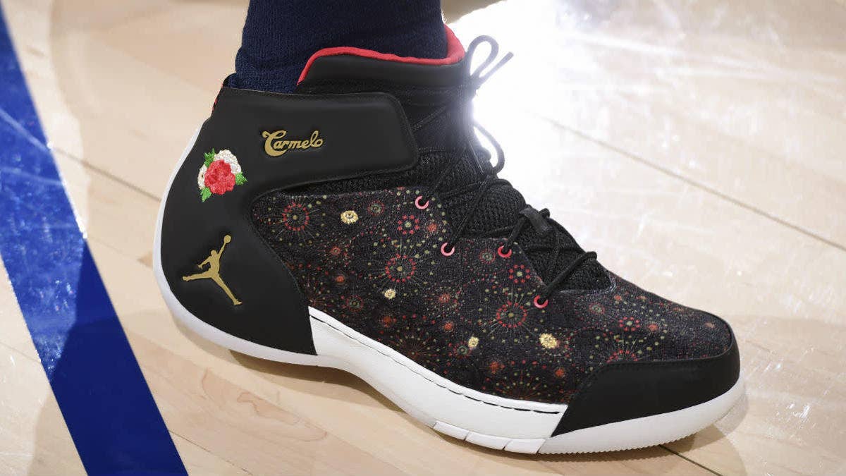 Jordan Brand's festive motif for Chinese New Year lands on the first signture sneakers for Carmelo Anthony and Russell Westbrook.