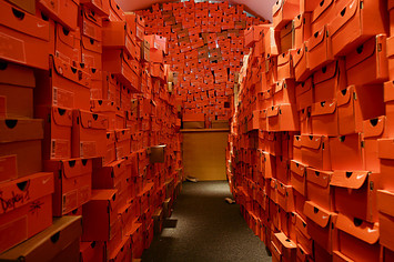 Nike Shoe Boxes Stacked