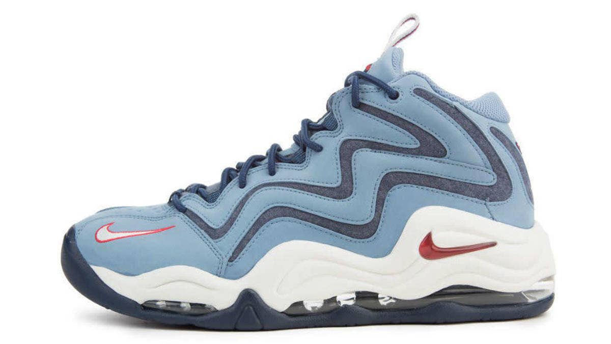 The Nike Air Pippen is available in 'Work Blue' for $160.