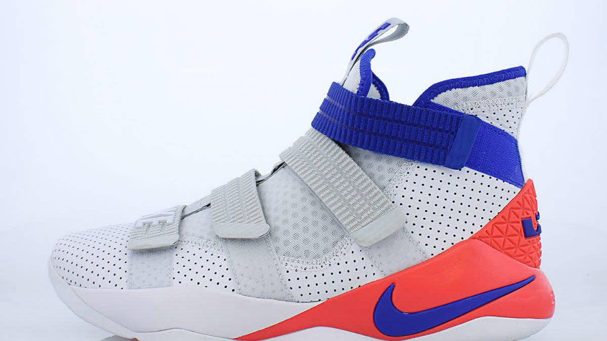 The 'Ultramarine' Nike LeBron Soldier 11 is available for $140.