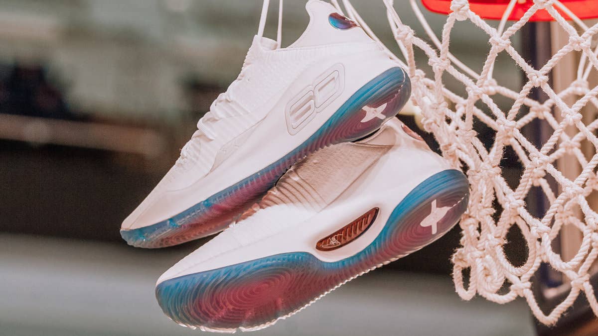 Under Armour made a Curry 4 Low and Heatseeker 'Unleash Chaos' sneaker pack for March Madness.