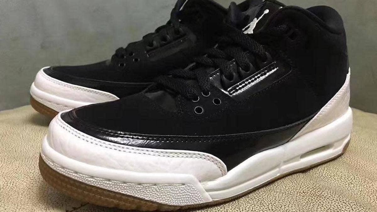 The black and white Air Jordan 3 GS will release on Feb. 24, 2018 for $140.