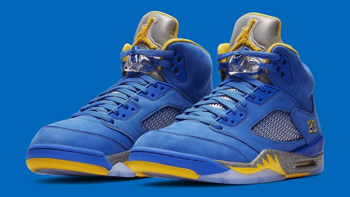 Jordan Brand is expected to release new Laney High School-inspired Air Jordan 5 JSP colorways in 2019. Find out what to expect from the retro sneakers here.