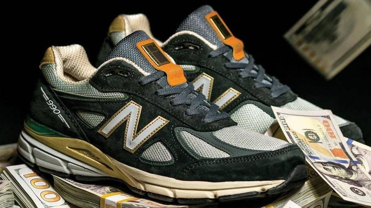 The release date and details for the YCMC x New Balance 990v4 'Benjamin Bread' sneaker collaboration.