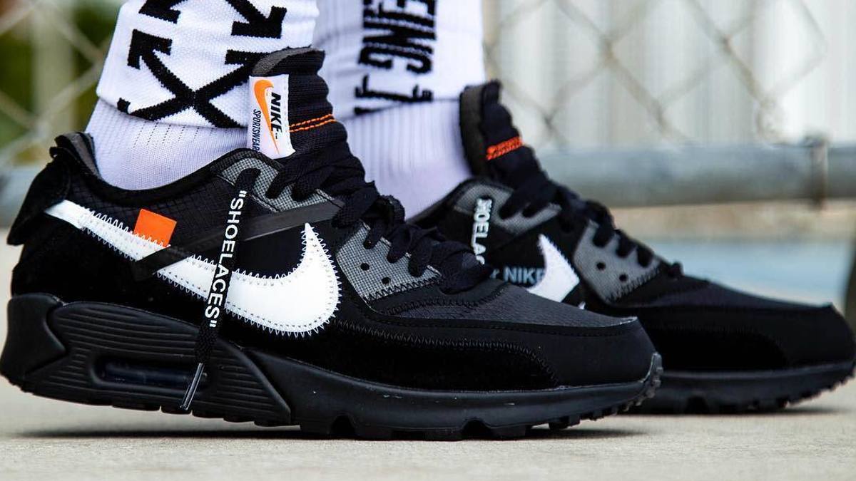 Best Look Yet at the 'Black/Cone' Off-White x Nike Air Max 90