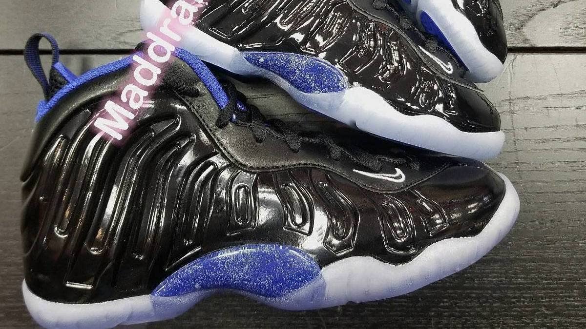 A new Nike Air Foamposite One surfaces in a 'Space Jam' themed colorway.