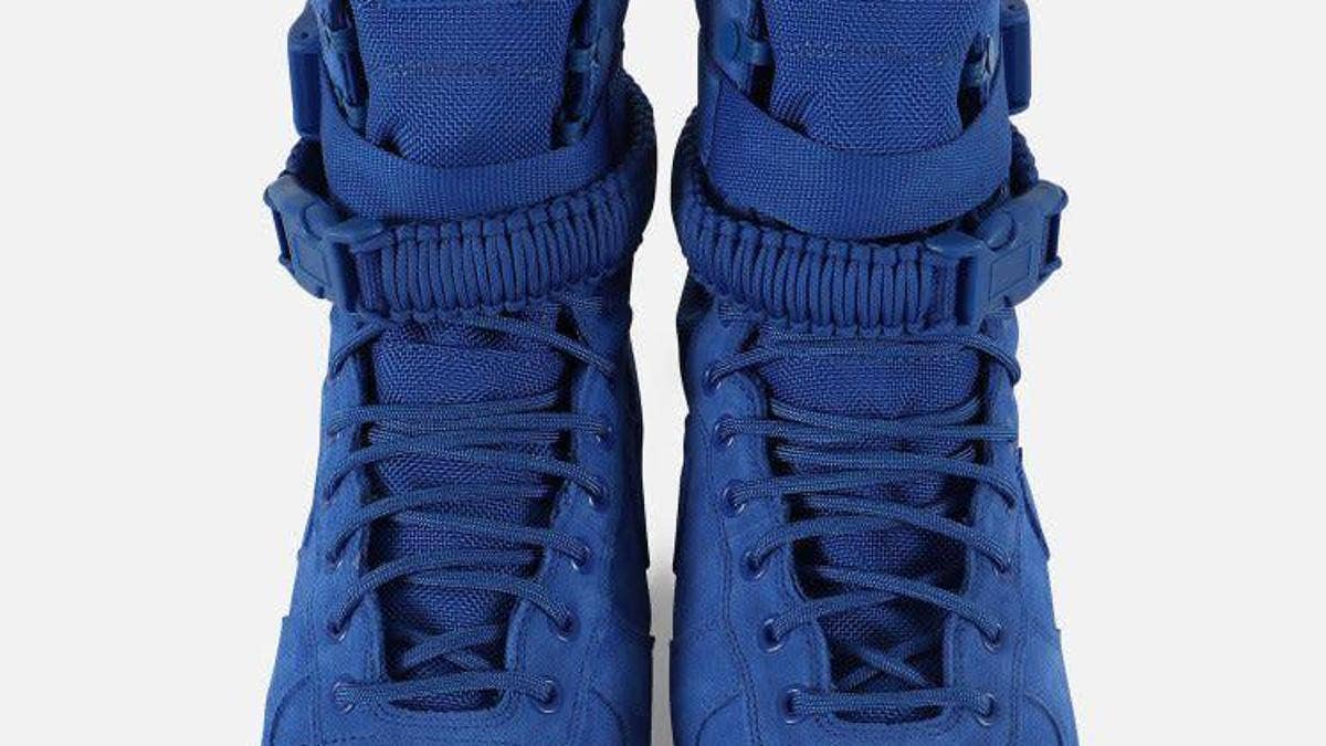 The 'Blue Suede' Nike SF Air Force 1 will release on February 9, 2018 at a retail price of $180.