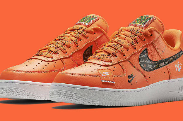 The 'Just Do It' Nike Air Force 1 Low Is Covered by the Iconic