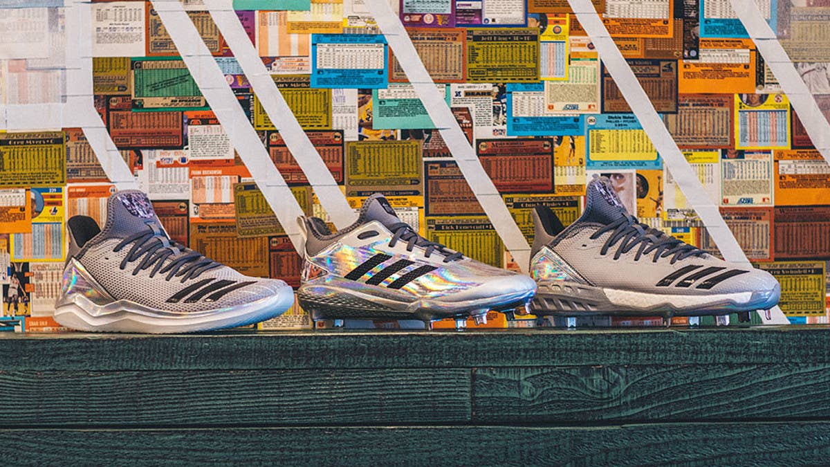Adidas Baseball and Topps link up for a baseball cleat and trainer collaboration inspired by classic baseball cards. See the footwear and find out the release info here.