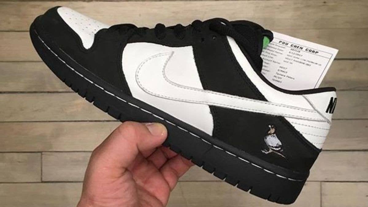 Jeff Staples shared a handful of rejected samples of his Nike SB 'Black Pigeon' Dunk. 