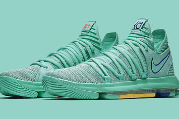 Nike KD 10 X City Edition Hyper Turquoise Racer Blue Release Date 897816 300 Main