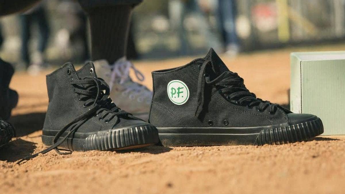 New Balance and PF Flyers pay tribute to 'The Sandlot' with a reissue of the sneakers worn by Benny 'The Jet' Rodriguez. Find out the release date here.