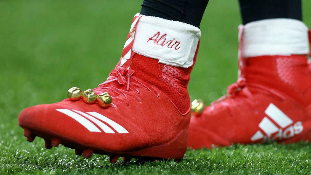 New Orleans Saints rookie forced to pay $6,000 for wearing festive cleats during game.