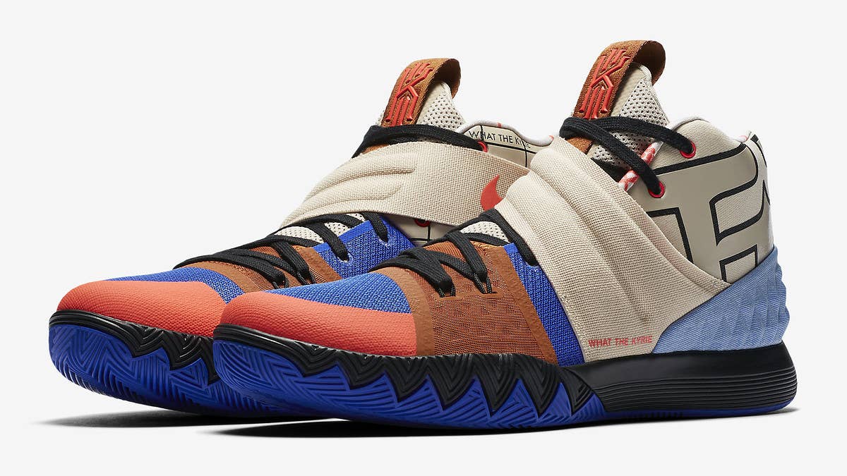 The Nike Kyrie hybrid combines elements of Kyrie Irving's first three signature shoes.