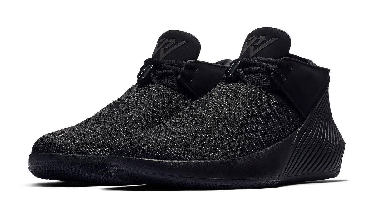 Taking a subtle approach to the next Air Jordan Why Not Zer0.1 release is the 'Triple Black' iteration available  July 1, 2018, on nike.com for a retail price of $125.