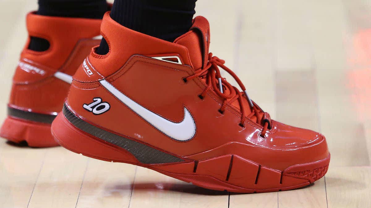 DeMar DeRozan's 'Raptors' Nike Zoom Kobe 1 Protro PE will release at House of Hoops on April 5, 2018.