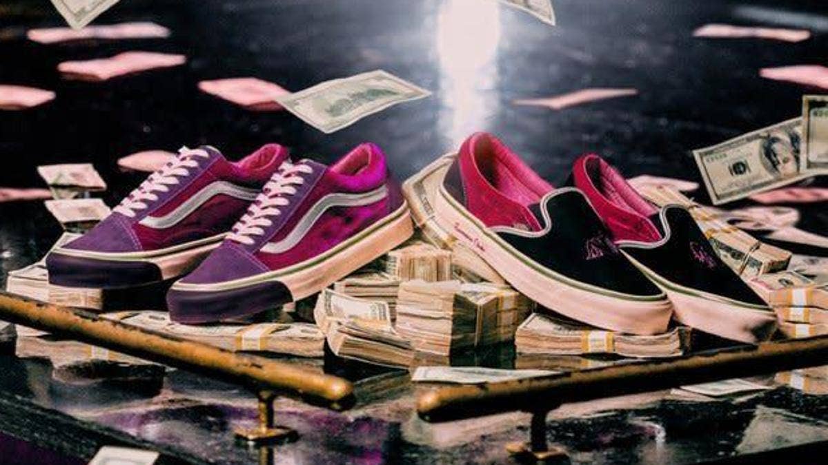 Official release information for the Feature x Vans Vault 'Sinner's Club' pack.