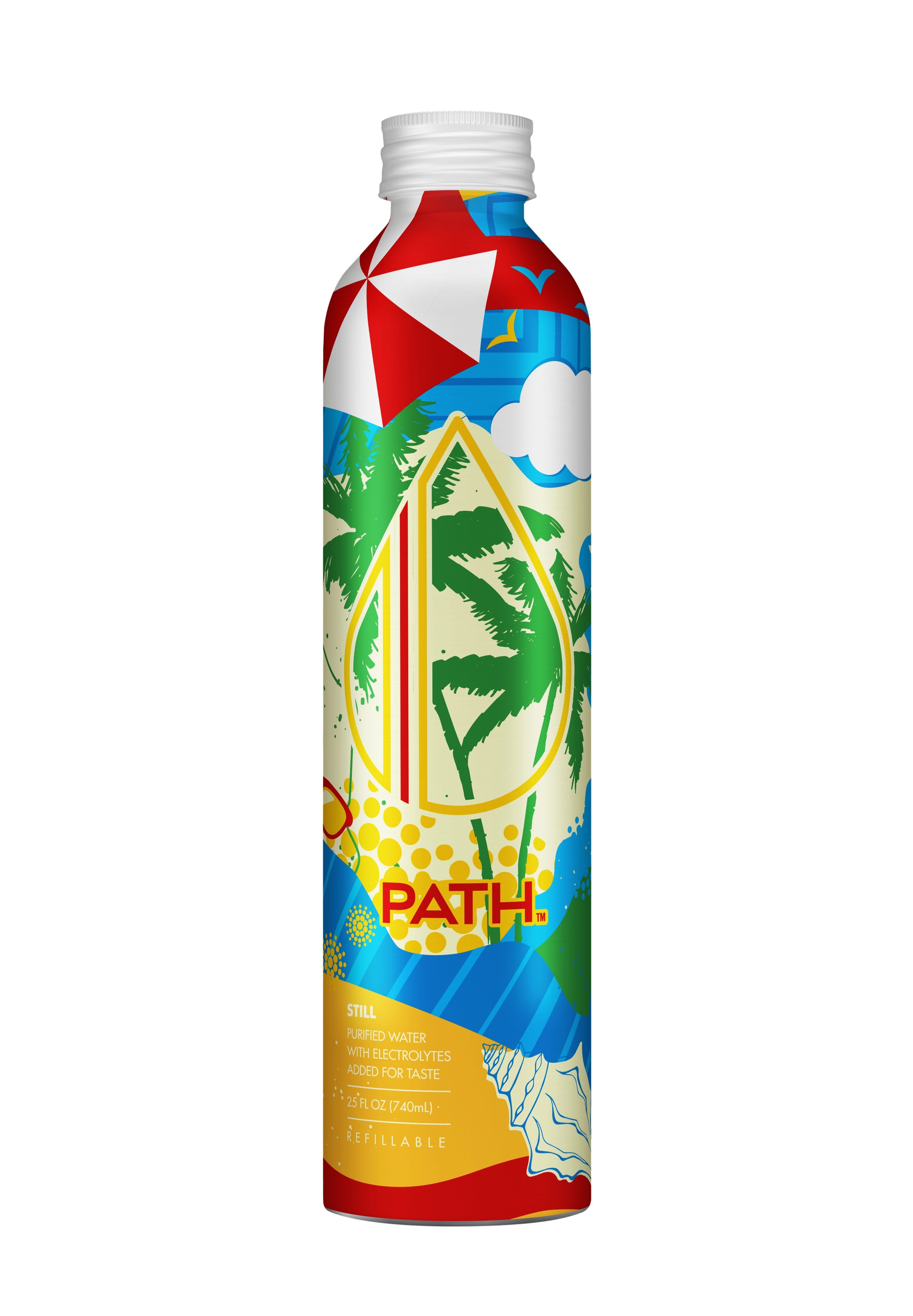 filtered water bottle from path