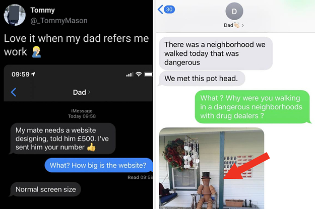 funny dad text message