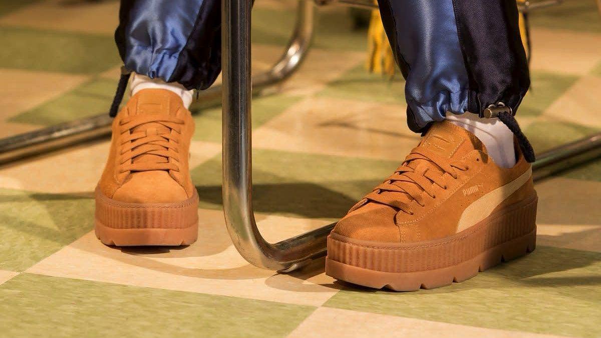 The release date for Rihanna's first wave of Puma Suede Cleated Creepers.