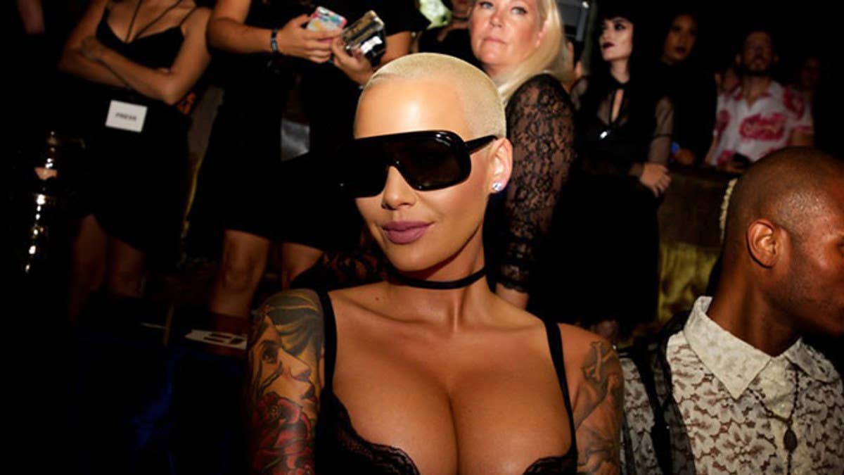 Amber Rose says she has a sneaker deal–no word on what brand it's with.
