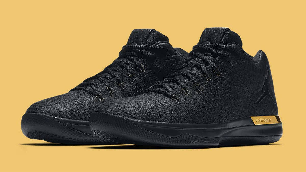 The Air Jordan 31 Low releases in black and gold on July 28, 2017 for $160.