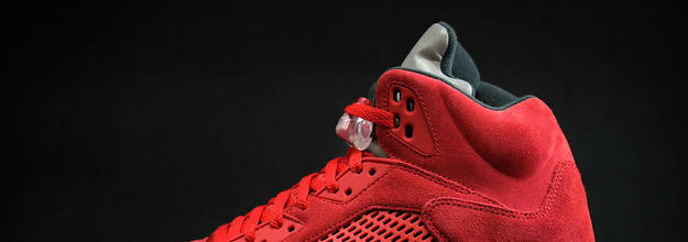 Red suede 5s release on sale date