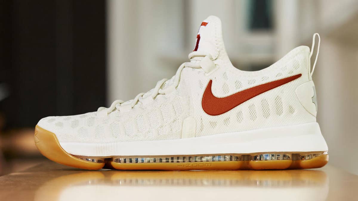 Nike KD 9s for the University of Texas releasing on March 10.