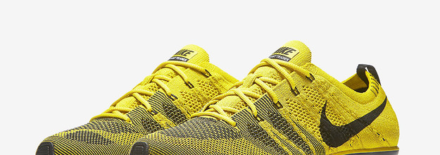 Nike flyknit trainer outlet yellow