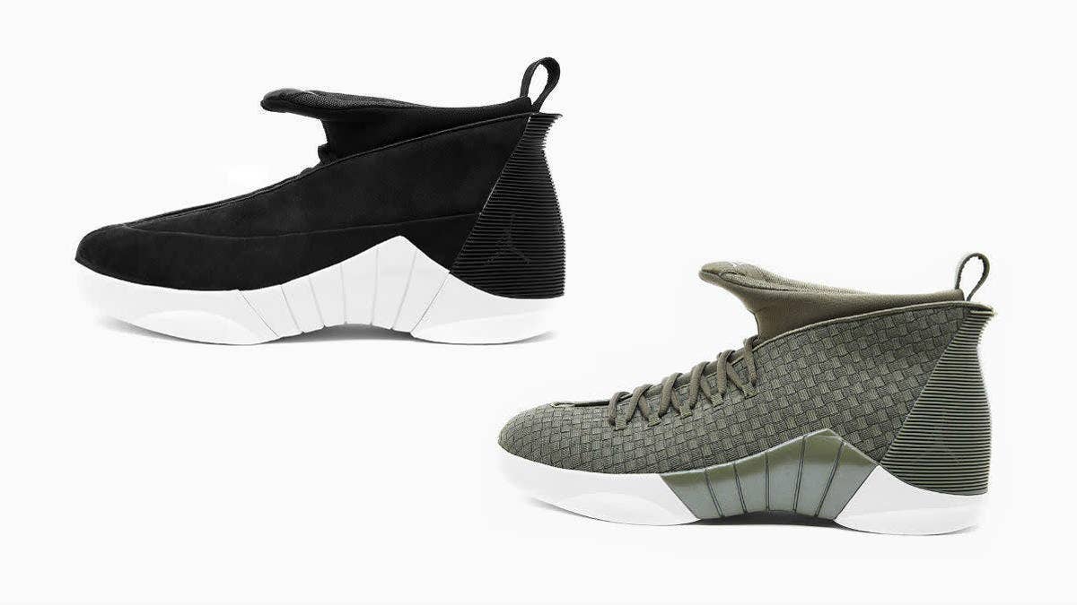 Two colorways of the PSNY x Air Jordan 15 will release Sunday, September 10, 2017.