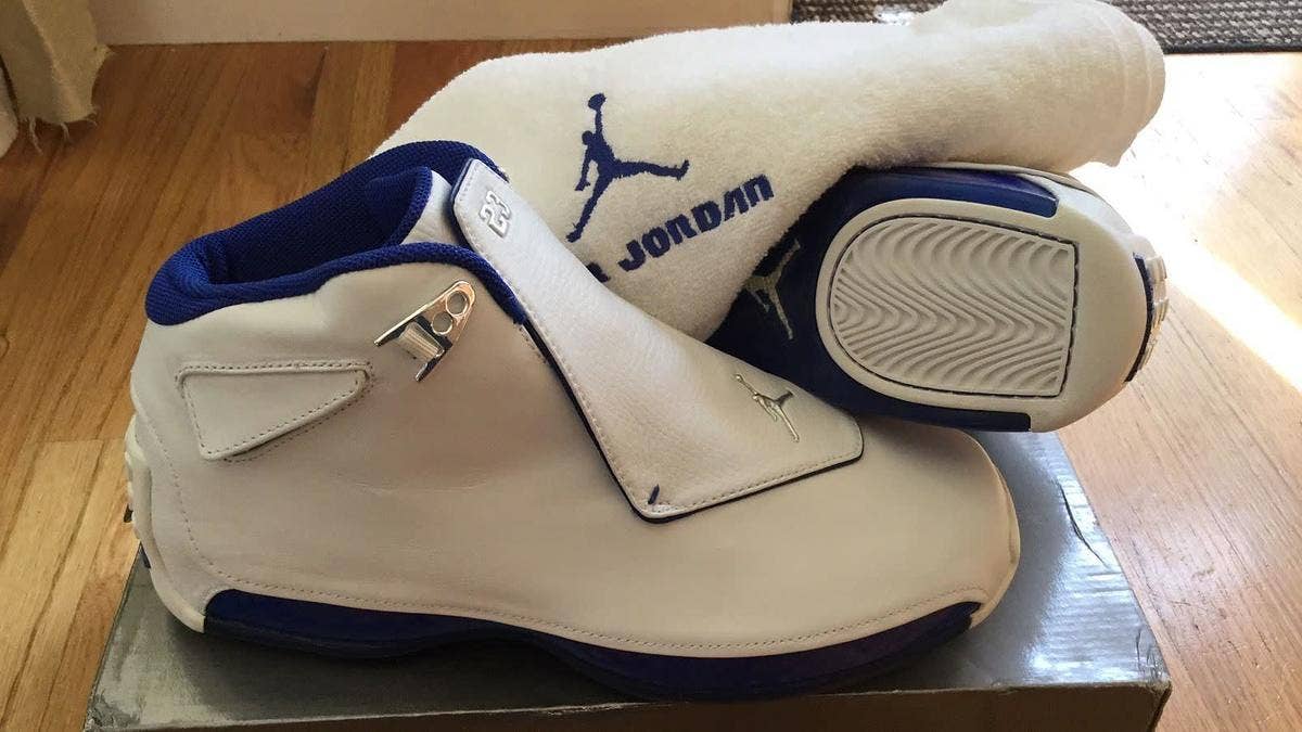 The "Royal" Air Jordan 18 will release in January 2018 for $225.