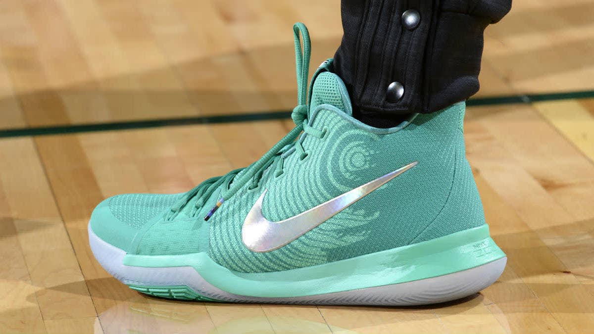 Tina Charles wears an eye-catching Nike Kyrie 3 PE in the WNBA All-Star Game.