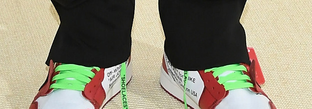 Virgil Abloh Wears Off-White Air Jordan 1 'UNC' to Met Gala – Footwear News