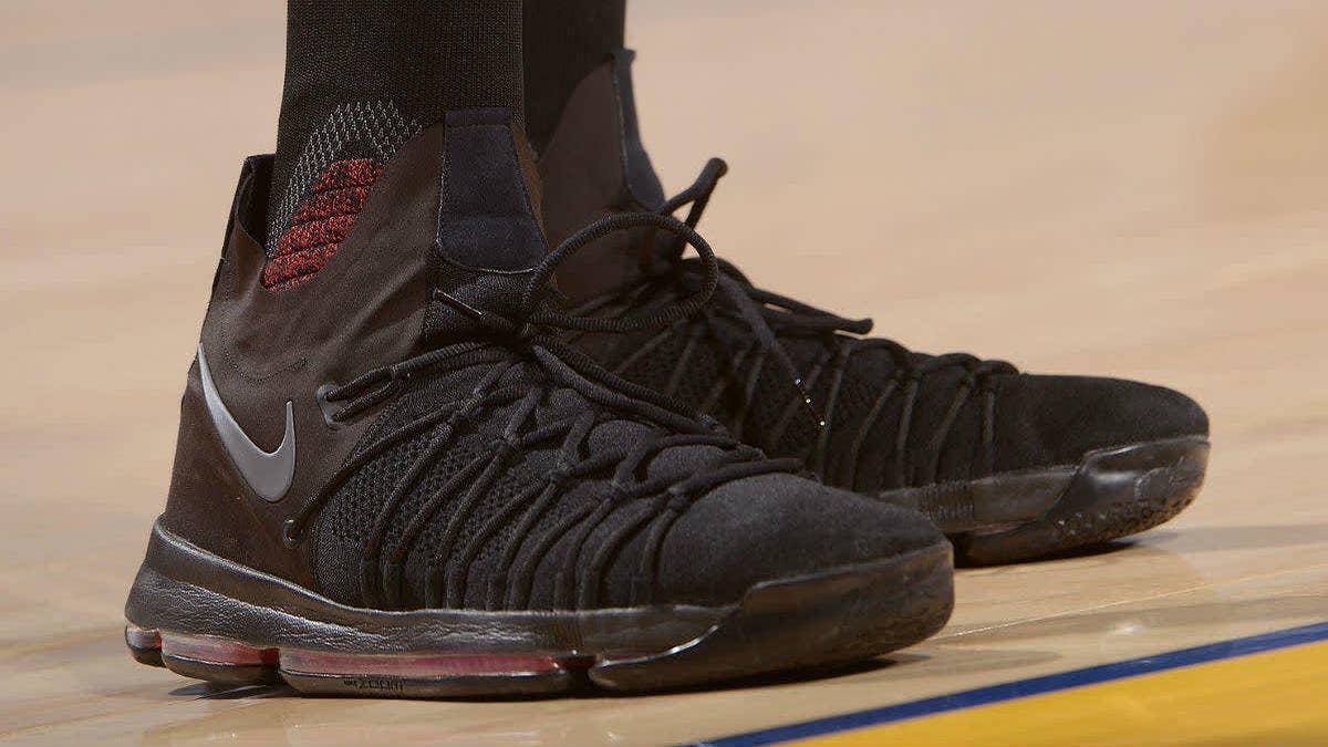 Kevin Durant may have debuted the Nike KD 9 Elite last night.