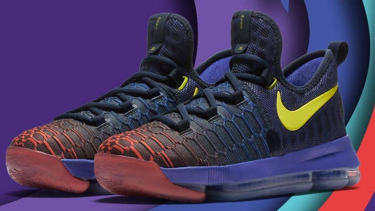 The "Roar From the Floor" KD 9 releases exclusively in kids' sizes.