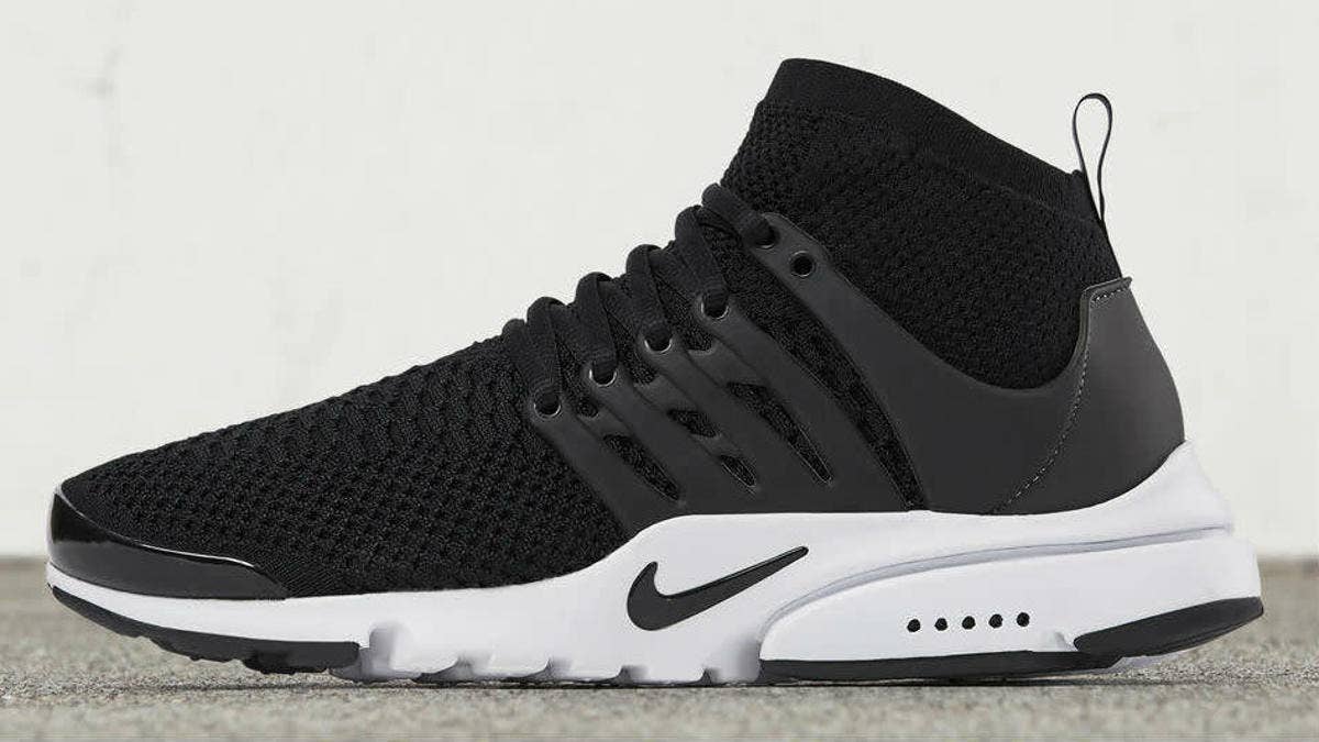 The Nike Air Presto Flyknit Ultra in black is available to purchase now.
