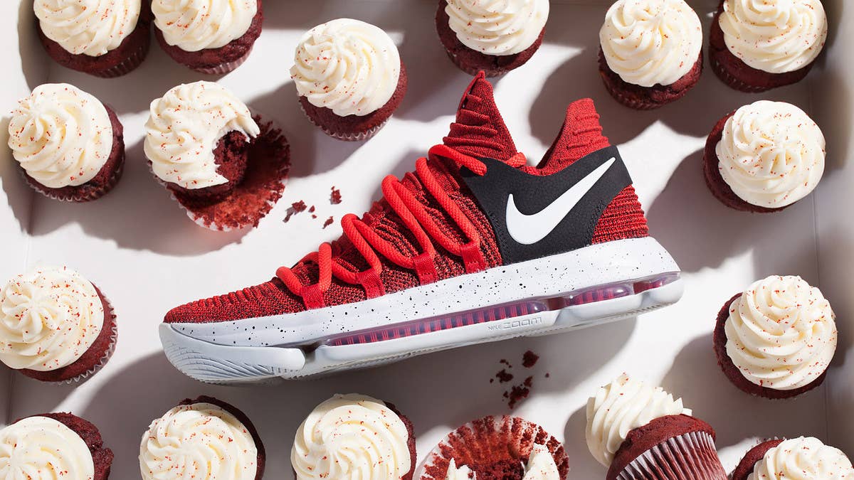 These Nike Kevin Durant sneakers may be referencing his cupcake status.