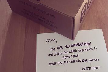 Kanye West Sends Paralyzed Fan Yeezys Handwritten Note