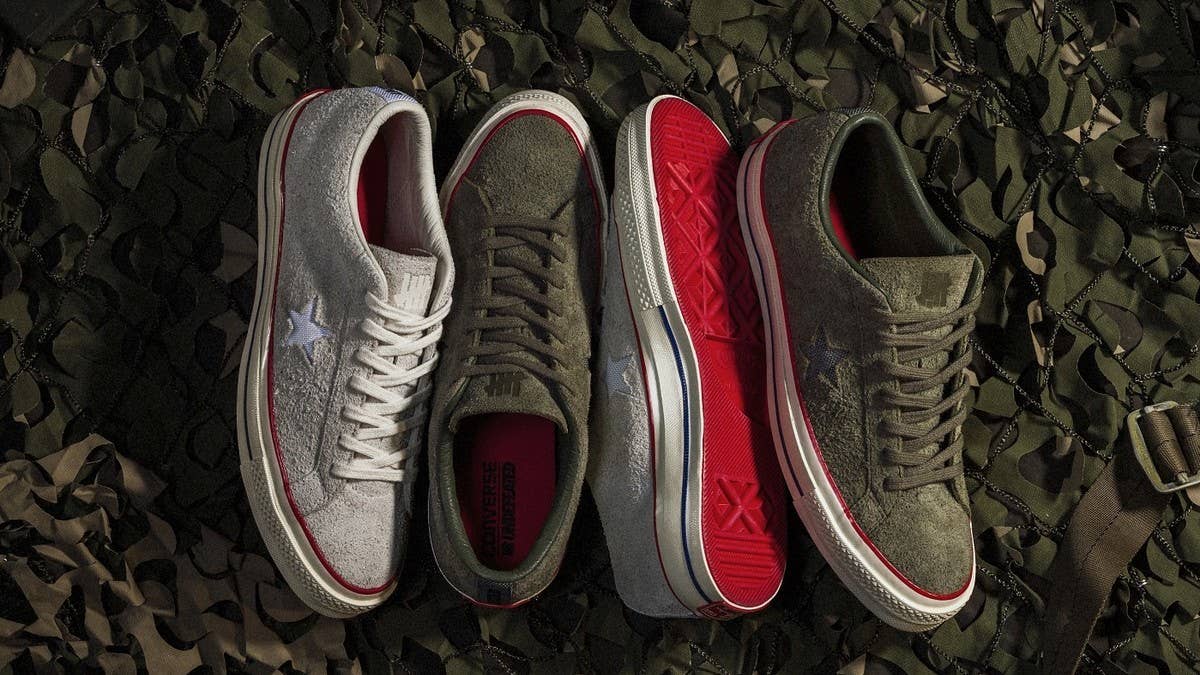 Undefeated and Converse team up for One Star inspired by sports and military.