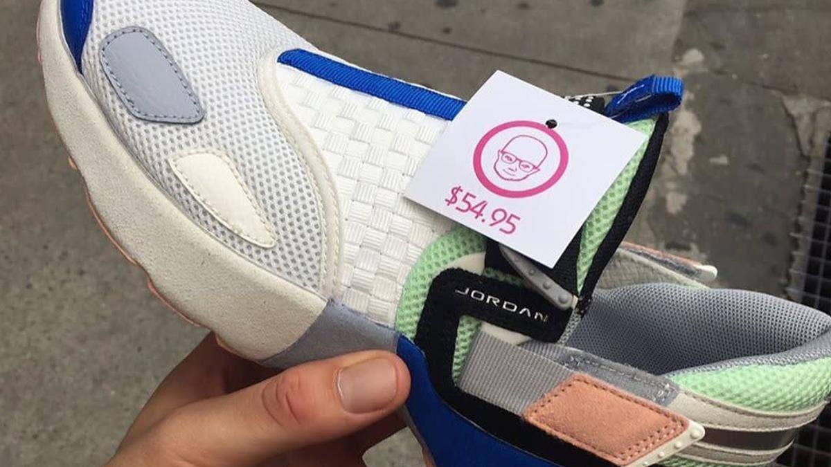 A lucky fan found Travis Scott's Air Jordans at an NYC thrift store.