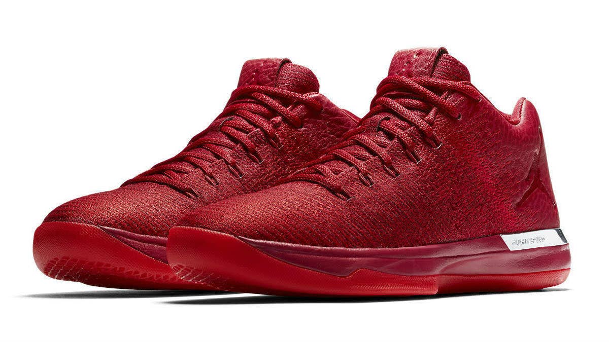 All-Red Air Jordan 31 Lows are releasing on June 30, 2017 for $160.