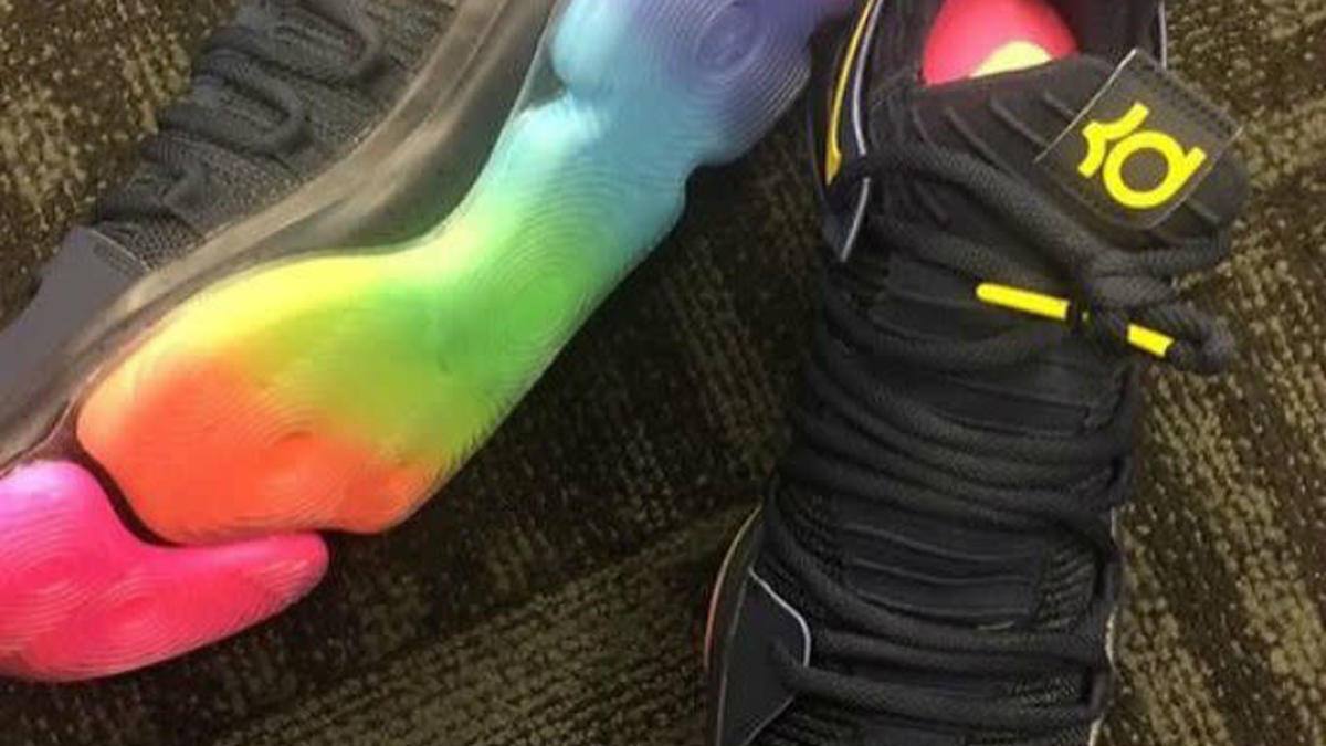 Nike kd 10 rainbow sale