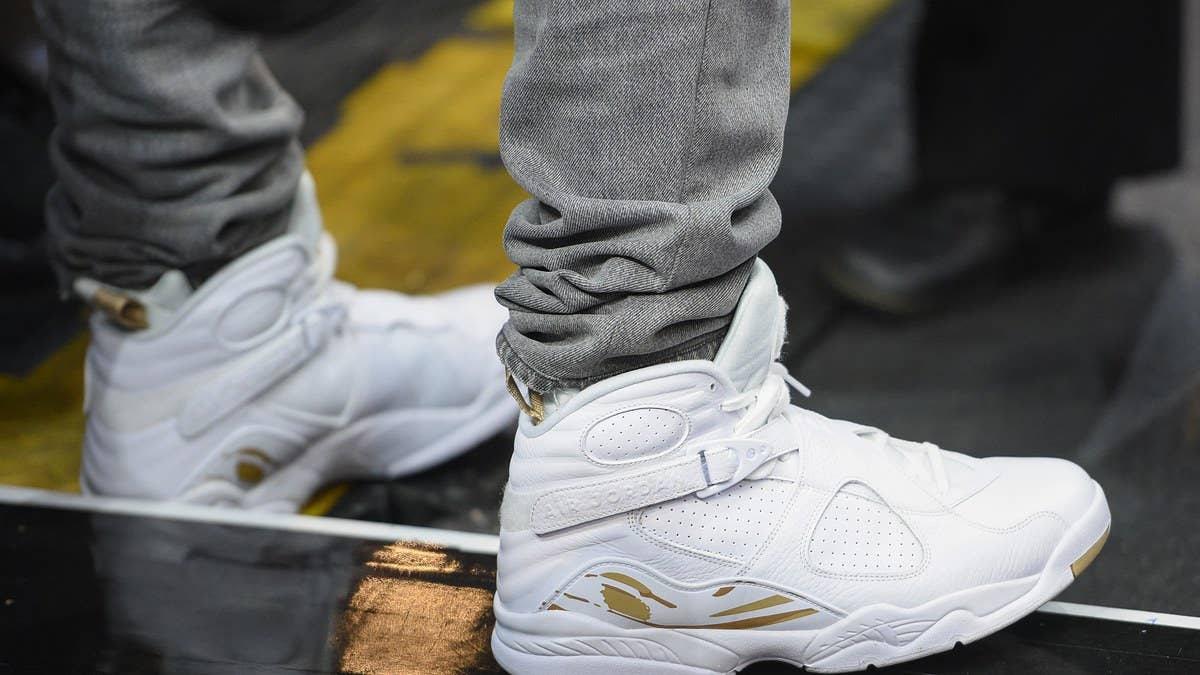 OVO Air Jordan 8s in white and black are releasing in January 2018.